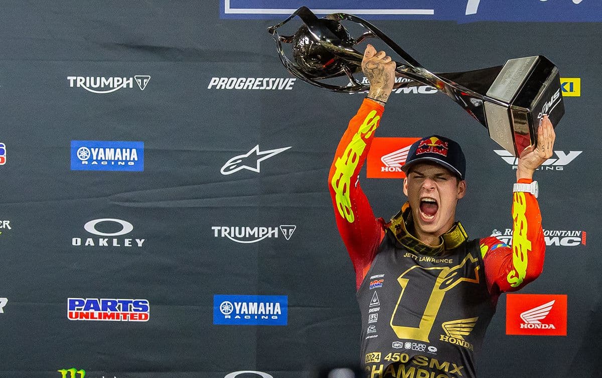 Lawrence and Alpinestars - SMX