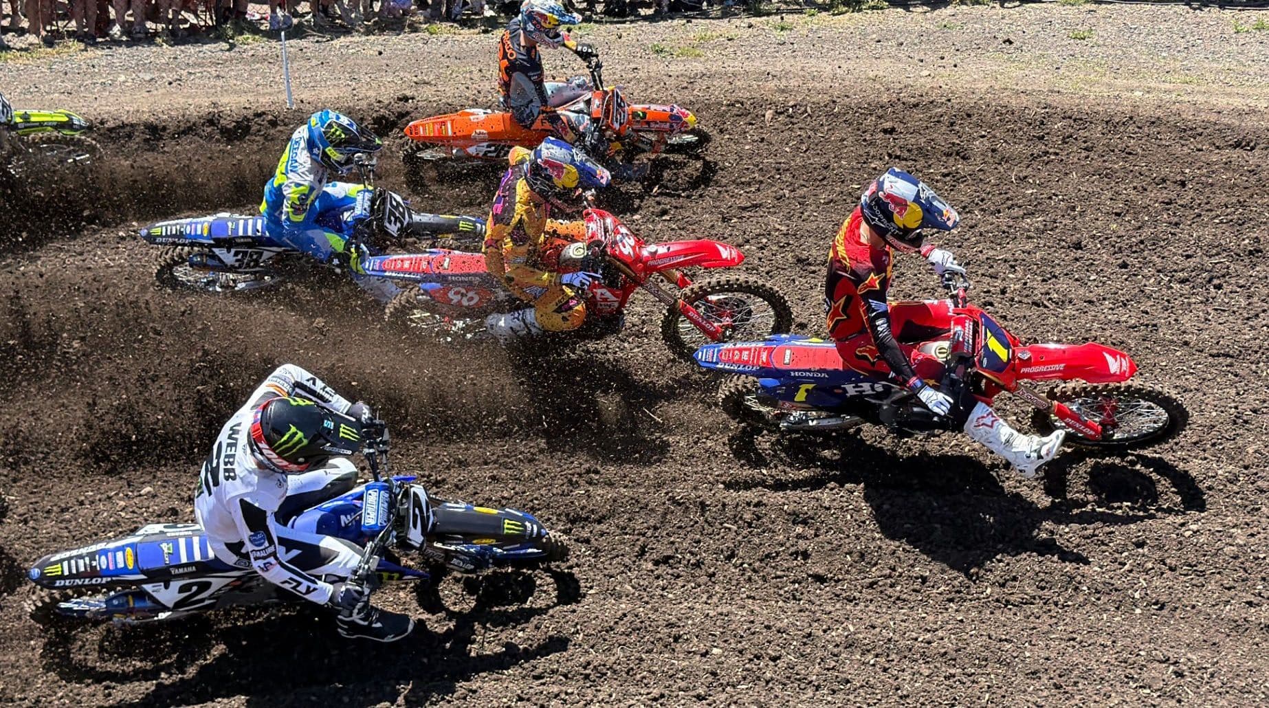 Lawrence Wins Moto One